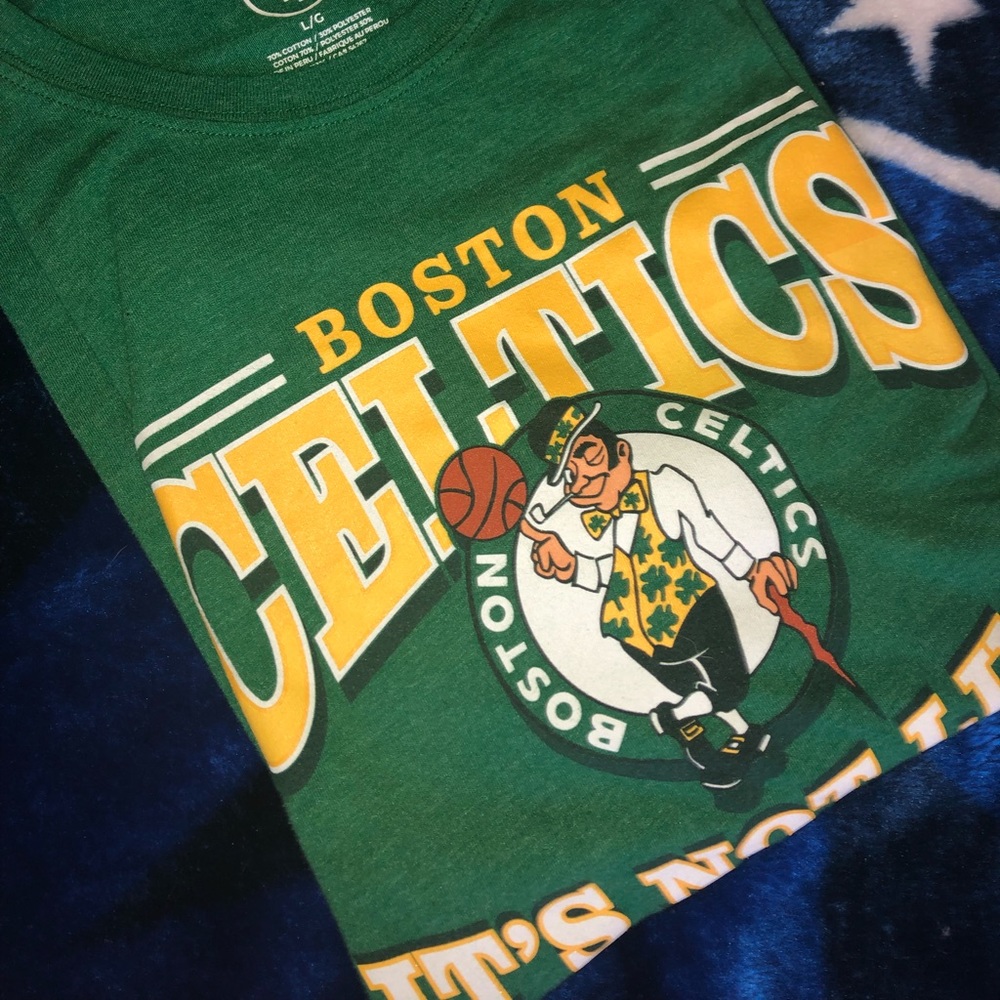 EUC Lg ‘47 Celtics “Its Not Luck” Tee, Flawless‼️